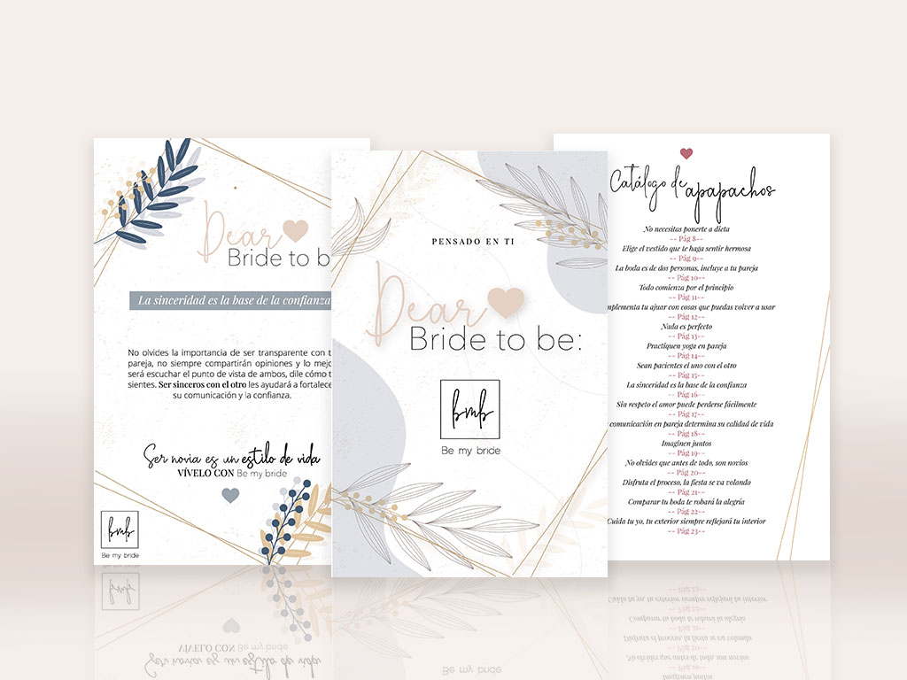 agenda para novias be my bride, Dear bride to be, un libro para la novia actual