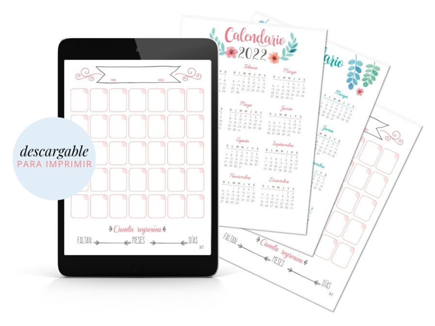 Calendario de boda